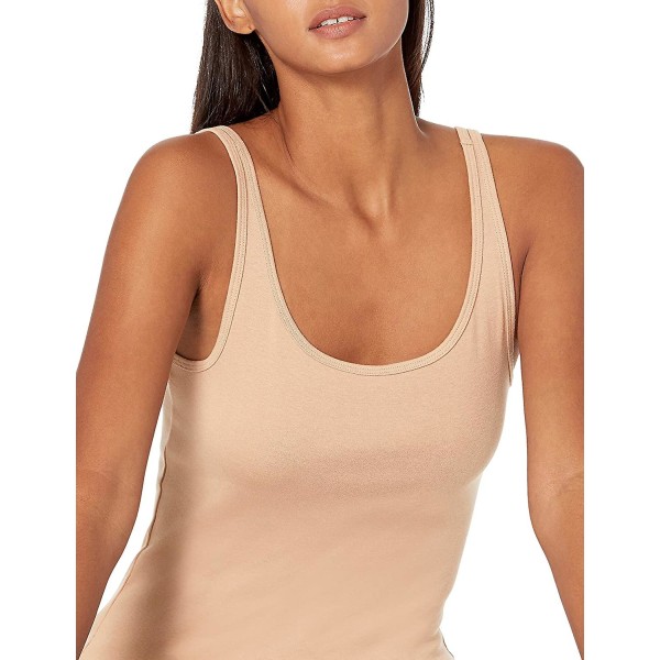 Dame Slim-fit Tynd Stroptop, Pakke med 2 Style 4 M