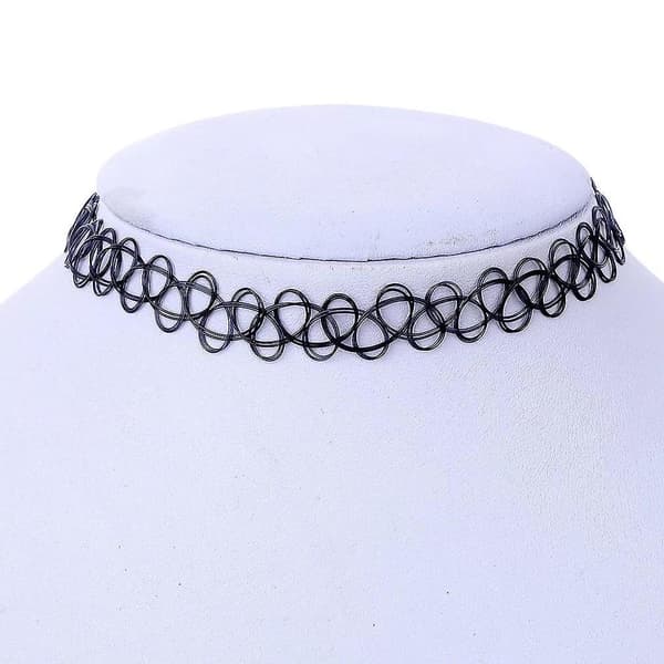 2-pak Choker Halskæde / Halskæde - One Size Sort One Size
