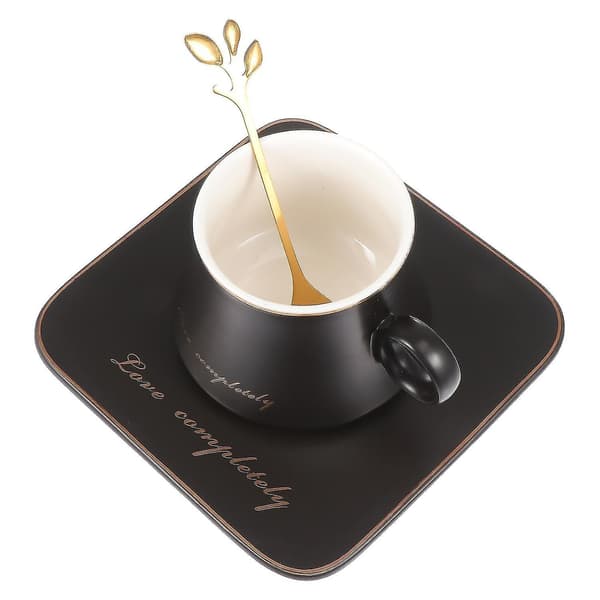 Kaffe Te Underkopper 1 Sæt Kaffekop Med Underkop Og Ske Keramisk Tekop Underkop Og Ske Sæt