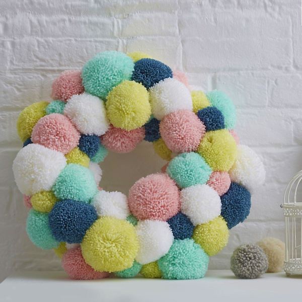 Pompom Maker, 4 Størrelser Pom Pom Lagere For Fluff Ball Vever Nål Håndverk Diy Ull Strikke Håndverktøy Sett Dekorasjon