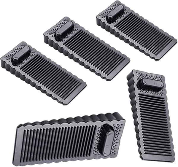 Gummidörrstopp Premium Dörrkil Antihalk Dörrstopp Silikondörrstopp Black