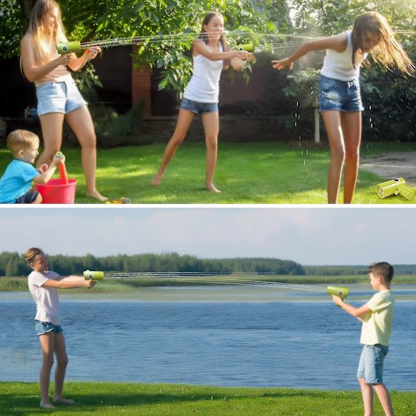 Vattenpistol för barn, badleksaker småbarn simbassäng strandleksaker för barn spruta vattenbläster vattenleksaker presenter för pojkar flickor barn