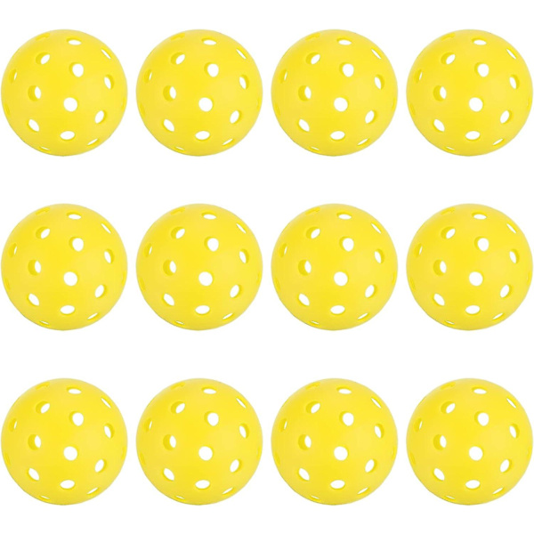 Pickleball-bollar för utomhus, 40 hål Pickleball USA Pickleball Approved (USAPA) Pickleball-bollar för inomhus- och utomhusidrott