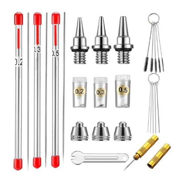 130 ruiskupistooli 131 suutin 180 neula happi-injektioinstrumentti ruiskupistoolin varaosat kaliiperi 0.2 0.3 0.5mm