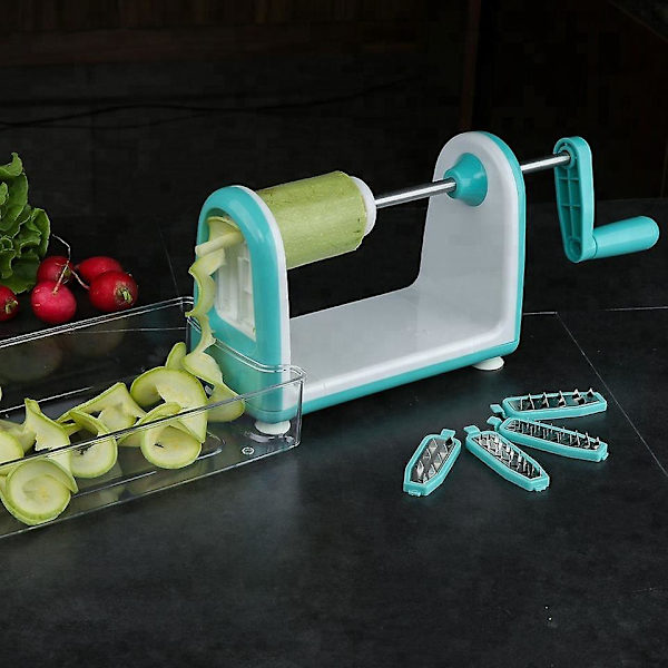 Spaghetti Spiralizer for Zucchini Noodle Maker - Grønnsakskutterblader for grønnsaksnudler og krøllete chips