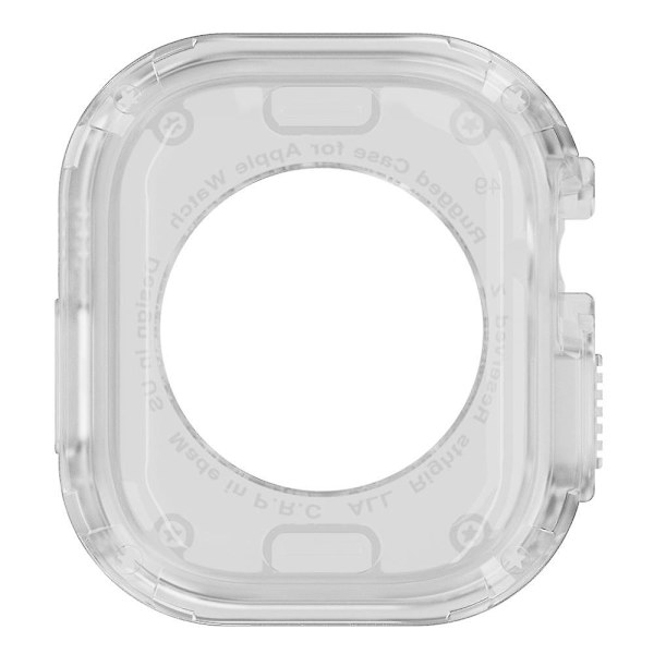 Skal till Apple Watch Series 8 7 41mm/Series 6 5 4 SE (2022) SE 40mm TPU+PC Stöttålig Ram Transparent
