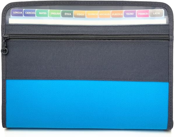 A4 Dokumentmappe med 13 Rom, Vanntett Dokumentorganisator