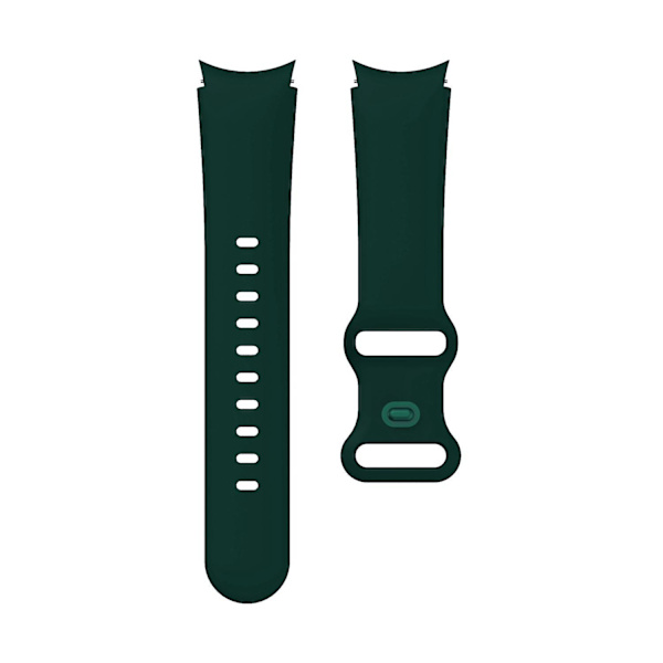 Justerbar Spænde Silikone Urrem Til Samsung Galaxy Watch4 Classic 42/46mm/Active 40/44mm Green