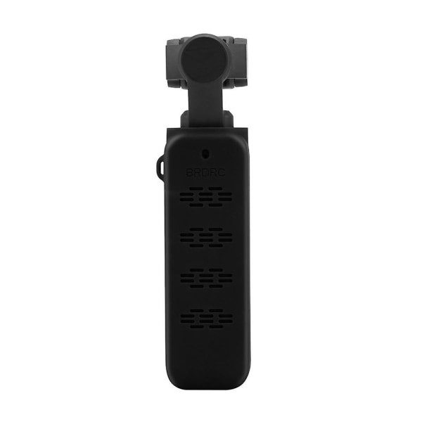 Silikonveske Kroppsbeskyttelsesdeksel Lomme med Håndstropp for OSMO Pocket 2 Black