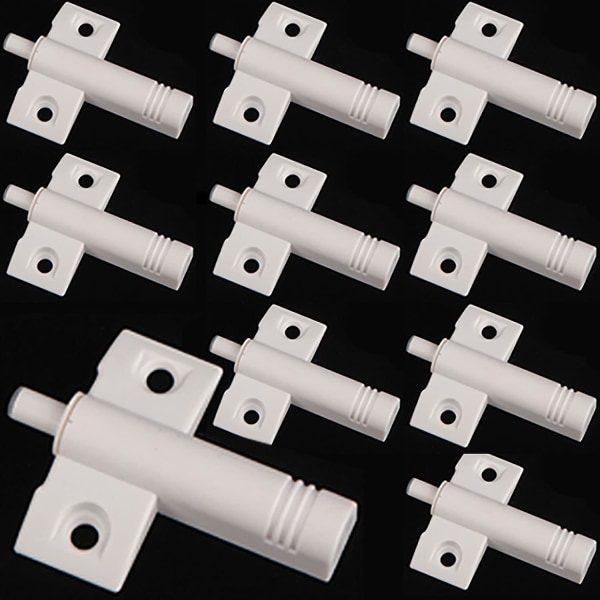 10 st Möbeldörrspjäll Skåp Beröringsfrigöringsspärrar Push System Buffer Icke magnetiska dörrstängare