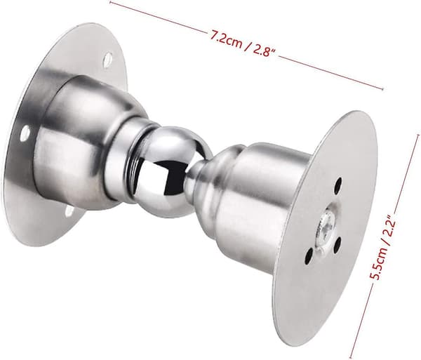 Dørstopper Magnet - Magnetisk Dørholder i Rustfrit Stål til Gulv og Væg