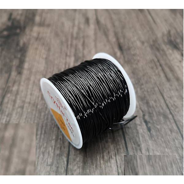 2 stk. 35 meter elastisk armbåndsnor, elastisk perlesnor til smykkefremstilling og armbåndsfremstilling