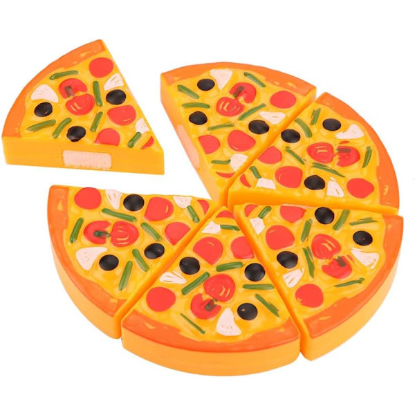 Plastmaterial Pizzaleksak för Småbarn, Robust Giftfri Pizzaleksak för Barn, för Hemmabarn