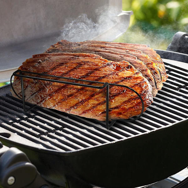 Non-stick Lak Grill Bærbar Grillning Bøf Lammeholder Gårdhave Udendørs Grillning Kyllingeværktøj Holder Ribbenstativer Til Grillning Og Barbecue
