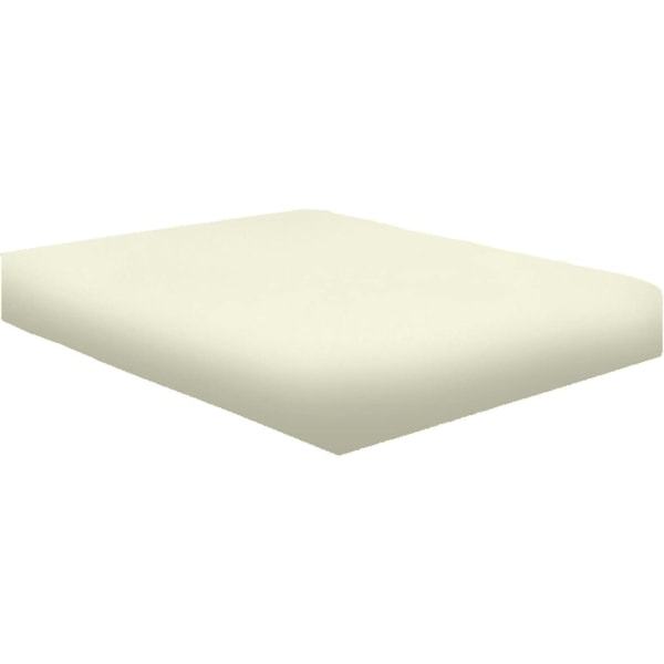 100% egyptisk bomuld 10\"/25 cm dybe lagner med elastik - enkelt - dobbelt - king size - super king size Cream King