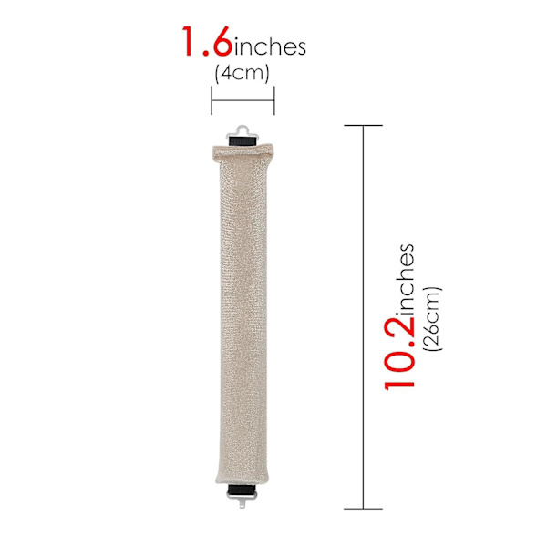 SBSGV 3-pack Värmefria Lockar Hårcurlers, Flexibla Satin Värmefria Långa Hårrullear, Mjuka DIY Våghårrullear Stylingverktyg för Långt Medellångt Hårlås Beige