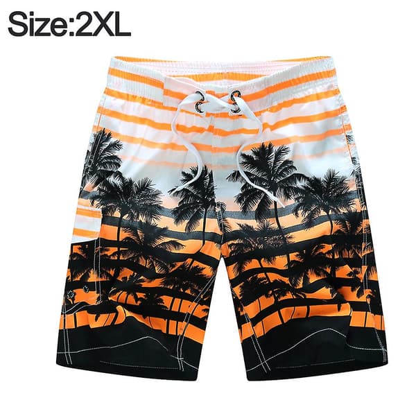 Herre Sommer Capris Afslappede Herreshorts Mode Herre Strandbukser 2xl