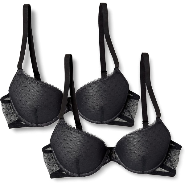 Mesh Push-up BH til Kvinder (pakke med 2) 34B