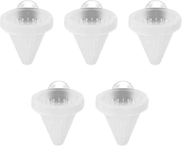5-pack röd akvariematare blodmaskar dispenser tratt