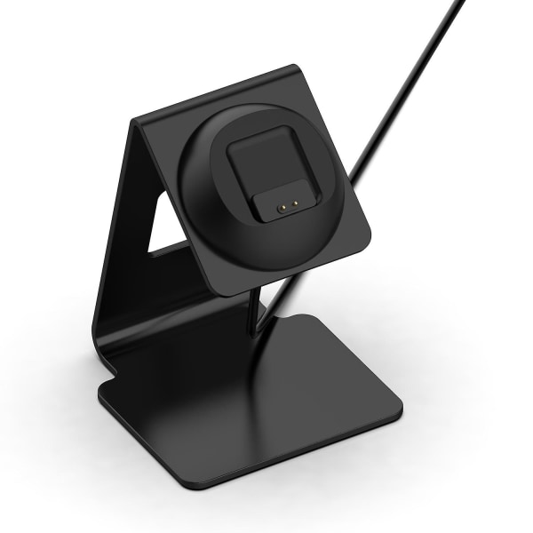 Til Xiaomi Smart Band 8 Ur Oplader Holder Metal Smartwatch Oplader Stand (uden Oplader) Black