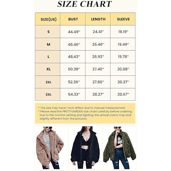 Kvinnors mode långärmad krage dragkedja upp konstgjord fårskinn lurvig oversized kappa jacka för varm vinter XL