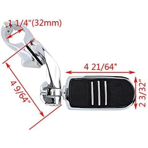 1 Par Motorcykel Motor Skydd Highway Fotpinnar Fotpinne Kit för Harley-Davidson