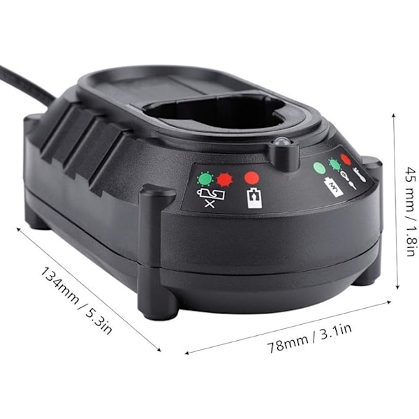 Litiumbatteriladdare 10.8V 12V Snabb Laddare för Makita Litiumbatterier 100-240V DC10WA DF030D(