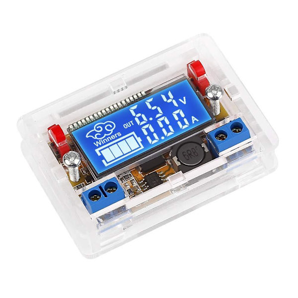 DC-DC justerbar spänningsregulator DC Buck Converter 5-23v till 0-16.5v 3a Step-down strömförsörjningsmodul