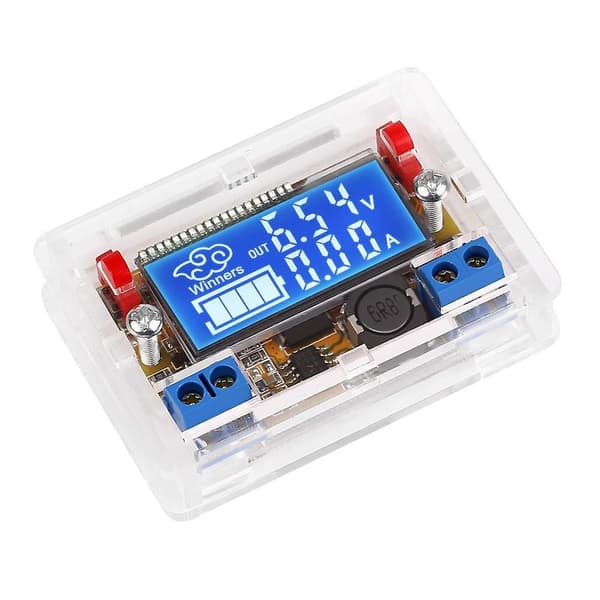 DC-DC Justerbar Spenningsregulator DC Buck Converter 5-23V Til 0-16.5V 3A Step-down Strømforsyningsmodul