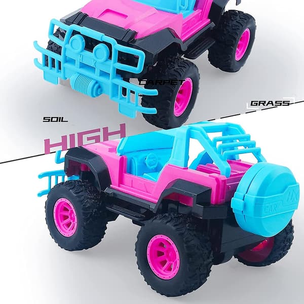Fjernstyret bil til piger - RC bil legetøj, 1:18 skala, pink