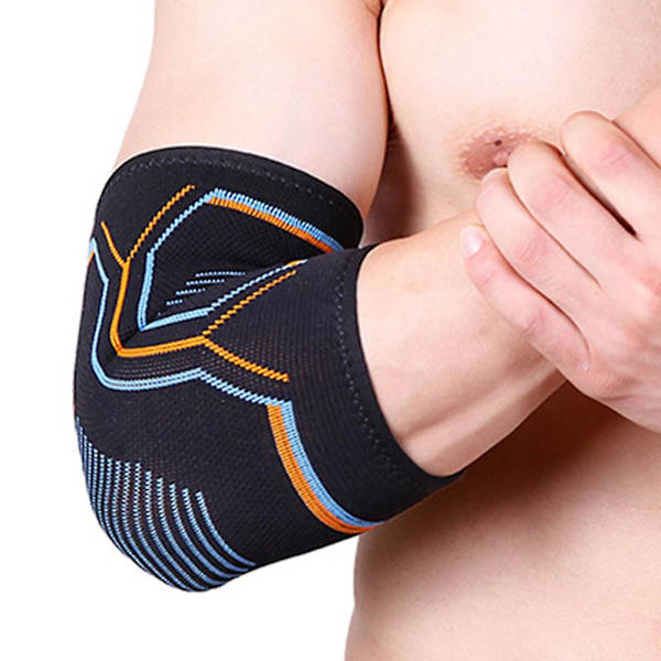 Albuestøtte med kompression til tendinitis, tennisalbue og golfalbuebehandling L code