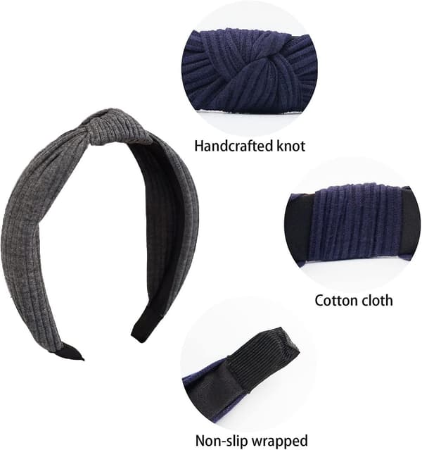 4 st Acsergery present pannband för kvinnor tyg hårband accessoarer elastiska