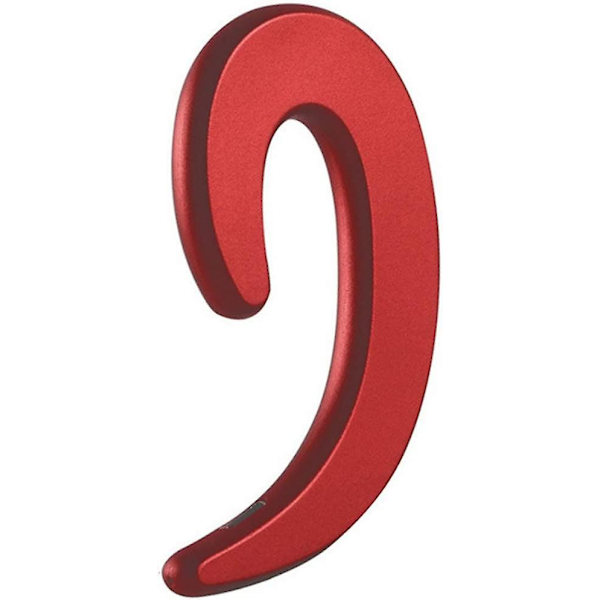 3c Lätt Öra Hook Trådlös Bluetooth Hörlurar, Smärtfri Bärbara Singel Öra Bluetooth Hörlurar Med Mikrofon, Lättvikts Icke Benledning Hörlurar Red