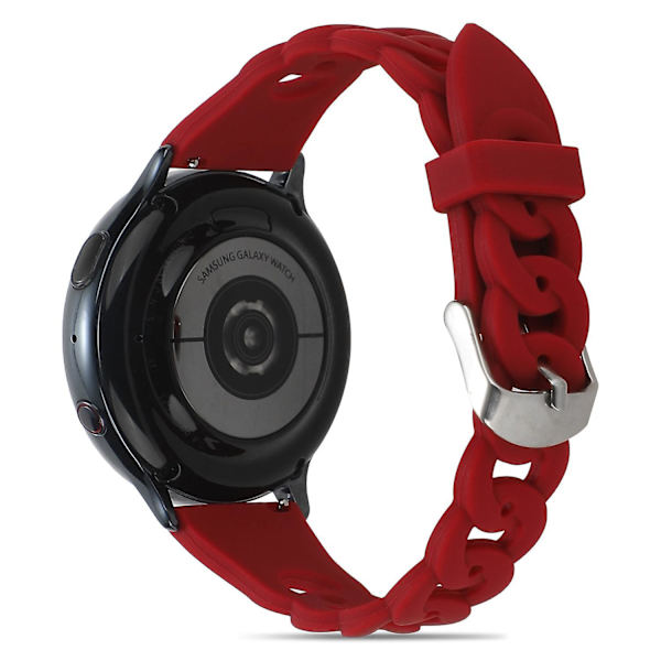 Circle Sport Silikon Klokkereim For Samsung Galaxy Watch 5 40mm/44mm/Watch 5 Pro 45mm Wine Red
