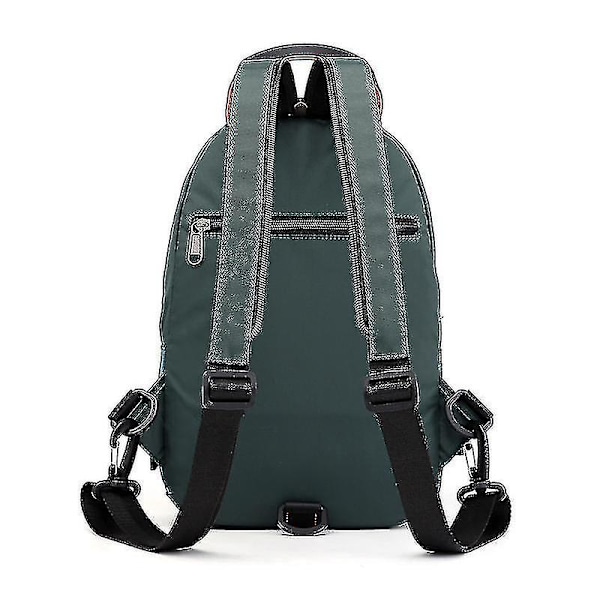 Ryggsäck för utomhusbruk Multifunktionell ryggsäck Vattentät Herrbröstväska Flerfärgsval Dark green