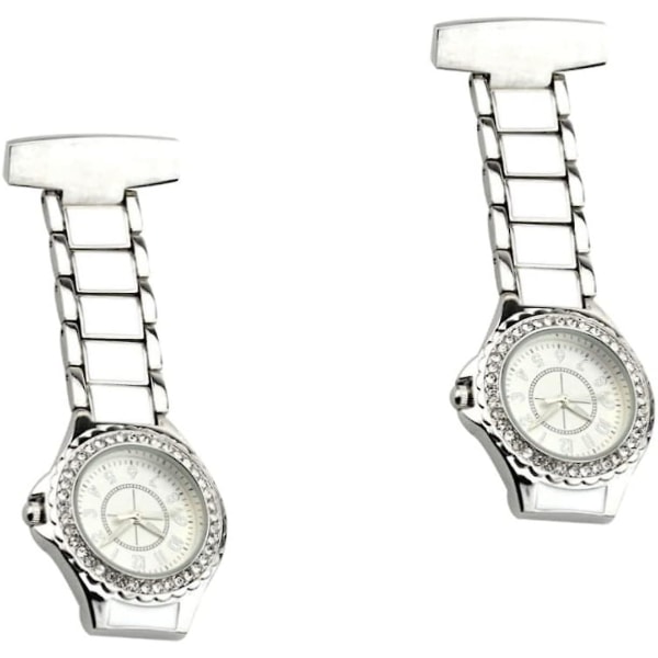 2 delar Doktor sjuksköterska Watch Kreativ Watch Personlig watch present Klassisk watch Diamant Watch Vintage Watch