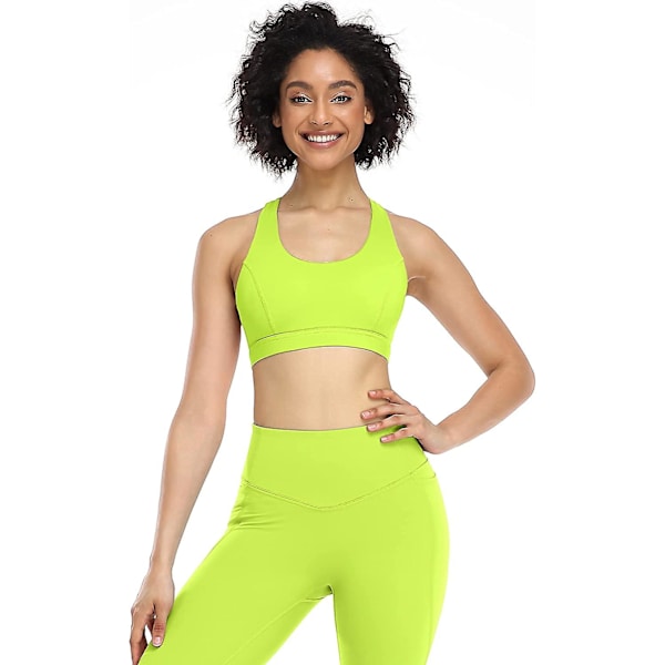 Urheiluliivit naisille treeniin - Fitness, urheilu, juoksuliivit, aktiivivaatteet, joogatoppi Green M