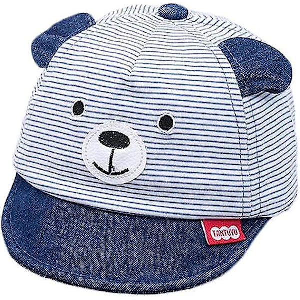 Solhatt för Babypojke Flicka, Mjuk Bomullshatt för Baby Småbarn, Barn Baseballkepsar för Liten Pojke Flicka Vår Sommar Solhatt
