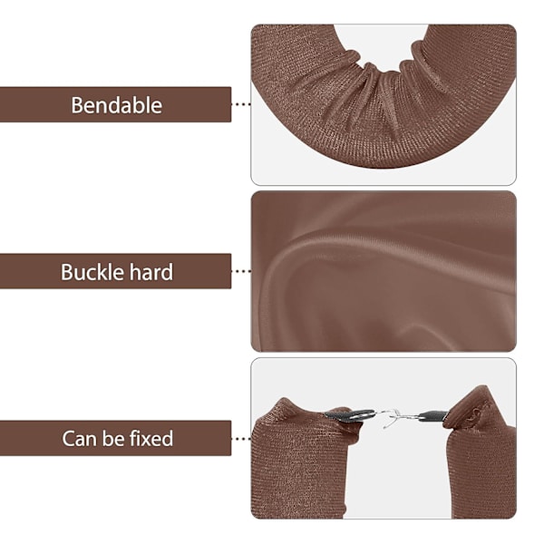 SBSGV 3-pack Värmefria Lockar Hårcurlers, Flexibla Satin Värmefria Långa Hårrullear, Mjuka DIY Våghårrullear Stylingverktyg för Långt Medellångt Hårlås Khaki