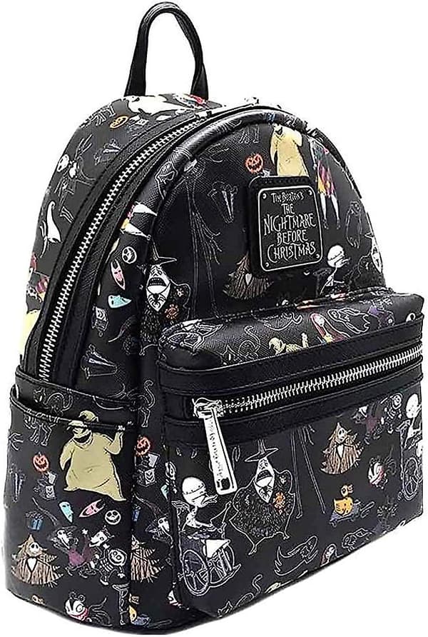 Loungefly X Nightmare Before Christmas Damväskor Allover-print Karaktär Mini Ryggsäck