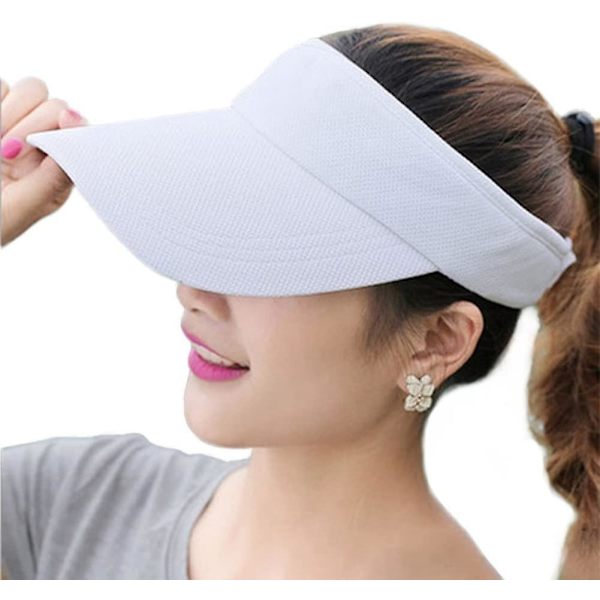 Dam Visor Hat Flera Färger Sommar Sol Visor Sportkepsar För Acsergery Golf Cykling Present