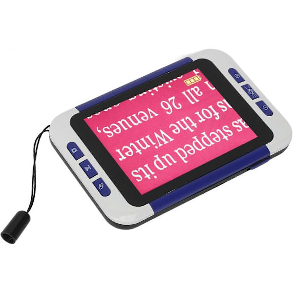 Digitaalinen videon suurennuslaite, kannettava elektroninen lukulaite LCD-näytöllä, 26 väritilaa, 2-32X suurennus (EU-pistoke)