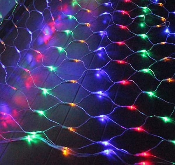 LED Fe Net Lys Til Julefrokost Dekoration Color