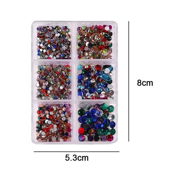 Flat Back Nail Art Krystallsteiner Krystall Flatback Steiner For Utsmykning style 7