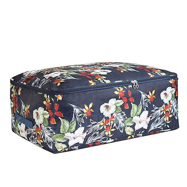 Hjärtmönster packbox oxford förvaringsväska för kläder hushållsresväska slitstark sock tie förvaringsbox garderob quilt organizer Lanseyanzhihua M 55x35x20cm