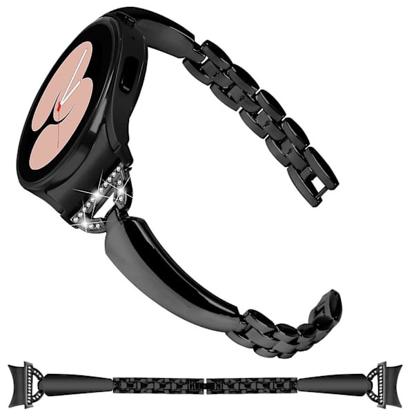 Urrem til Samsung Galaxy Watch6 40mm 44mm/Watch6 Classic 43mm 47mm/Watch 5/Watch4 40mm 44mm Black