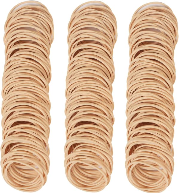 Elastikker 60mm Nettovægt 190 gram Elastisk Elastik Beige Elastikker Kontorartikler