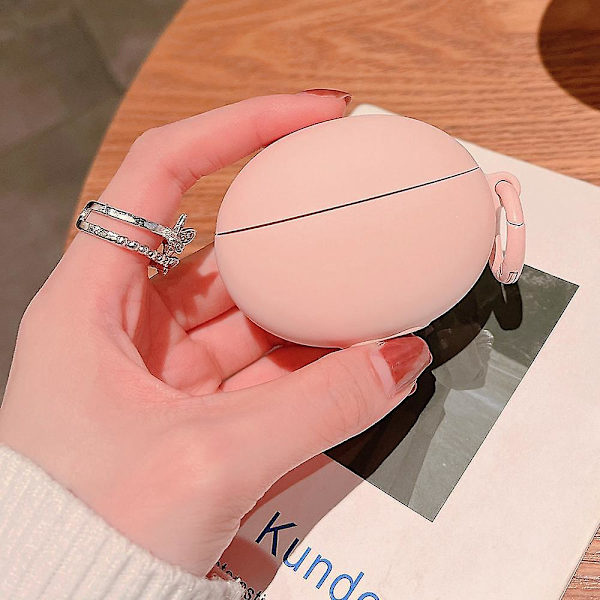 Huawei FreeBuds 5i -kuulokkeiden suojus langattomille Bluetooth-kuulokkeille TPU-suojakotelo Pink