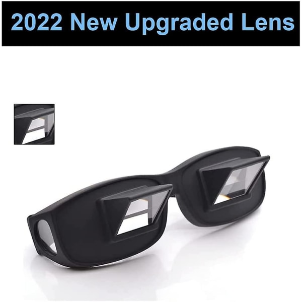 Sängprismglasögon Horisontell Spegel Lazy Readers Glasögon 90 Graders Prism Glasögon För Liggande Läsning Och Tittande På Tv -2022 Ny Uppgradering