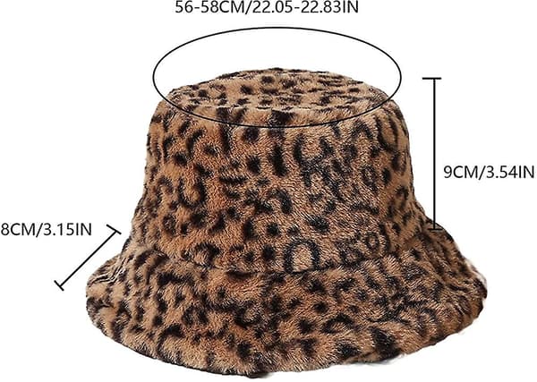 Vinter Faux Fur Bucket Hat Blød Varm Efterår Vinter Fluffy Bucket Hat til Kvinder